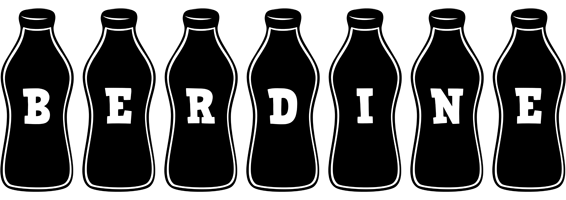 Berdine bottle logo