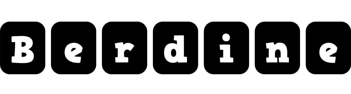 Berdine box logo