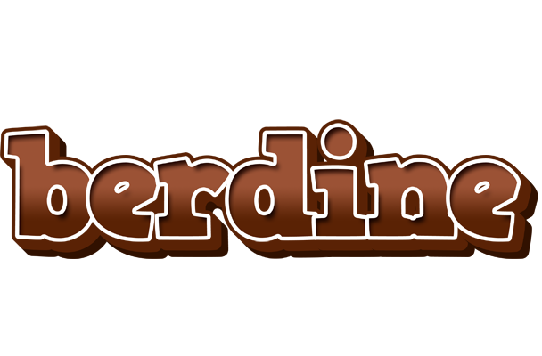 Berdine brownie logo