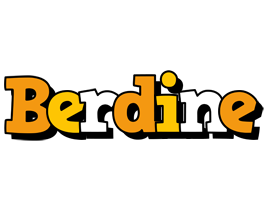 Berdine cartoon logo