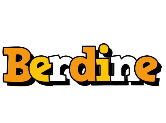 Berdine cartoon logo