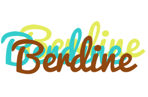 Berdine cupcake logo