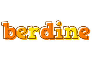 Berdine desert logo