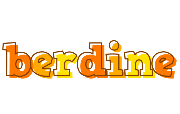 Berdine desert logo