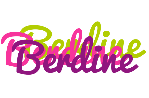 Berdine flowers logo