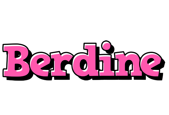 Berdine girlish logo