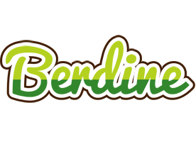 Berdine golfing logo