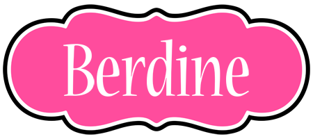 Berdine invitation logo