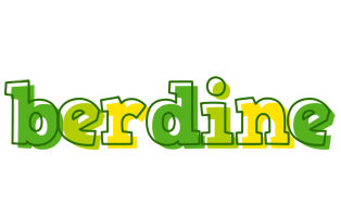 Berdine juice logo