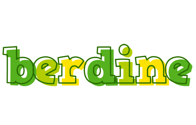 Berdine juice logo