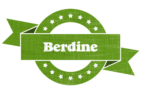 Berdine natural logo