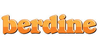 Berdine orange logo