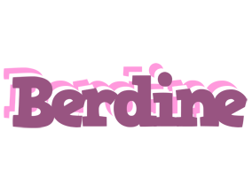 Berdine relaxing logo