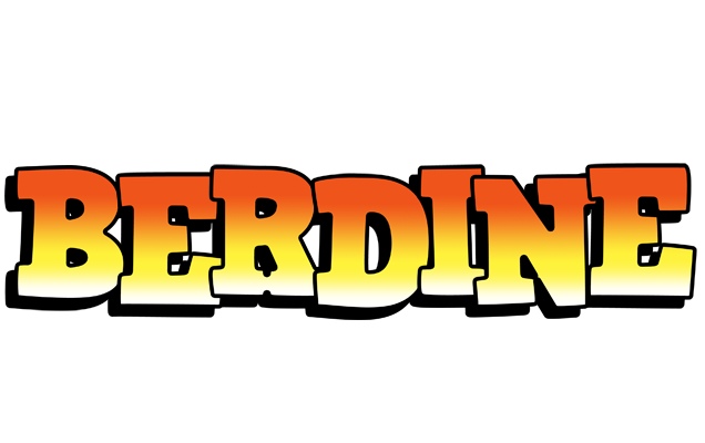 Berdine sunset logo