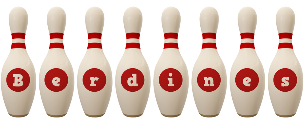 Berdines bowling-pin logo