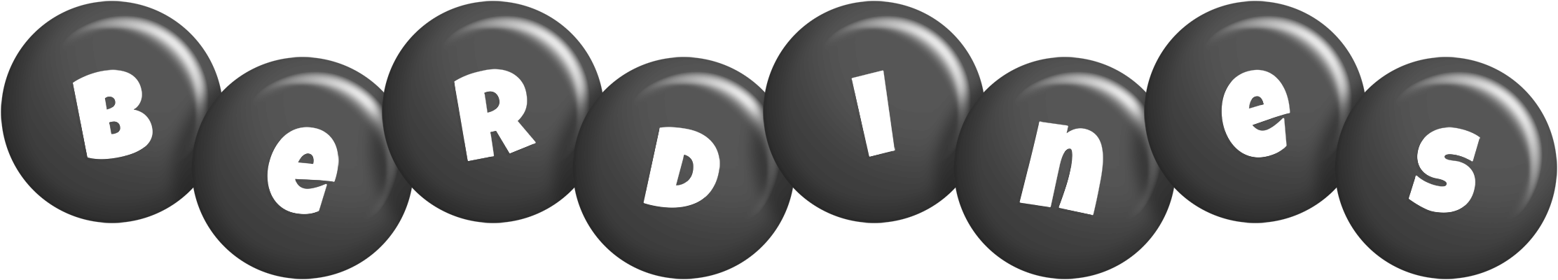 Berdines candy-black logo