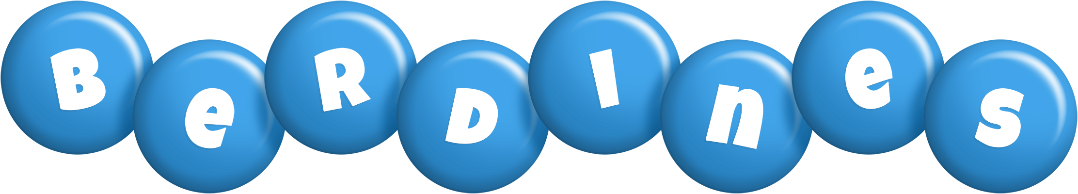 Berdines candy-blue logo