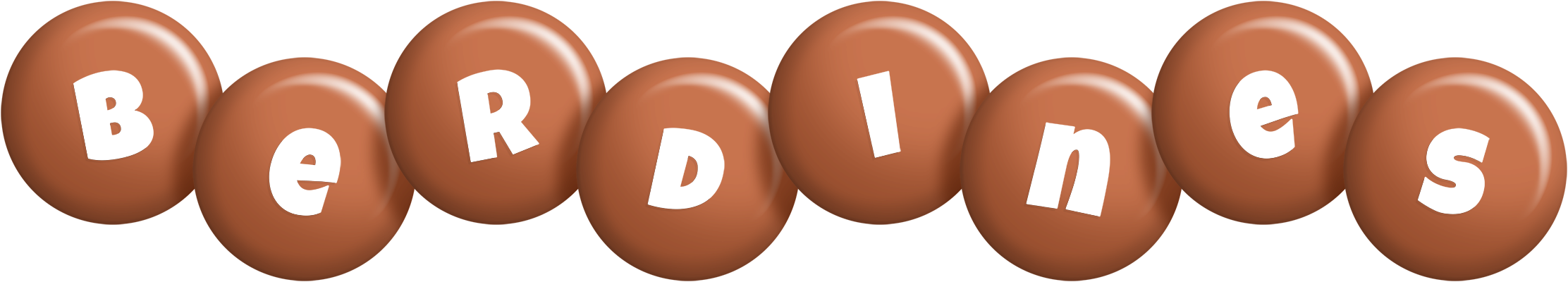 Berdines candy-brown logo