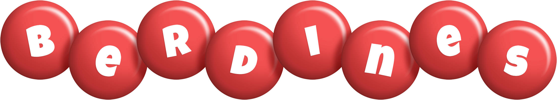 Berdines candy-red logo