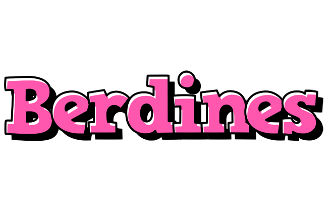Berdines girlish logo