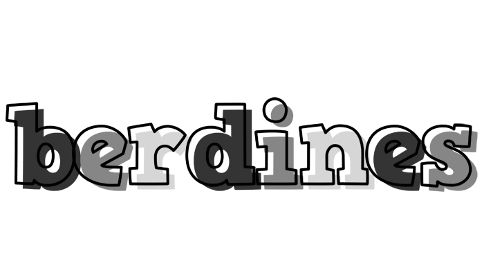 Berdines night logo
