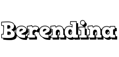 Berendina snowing logo