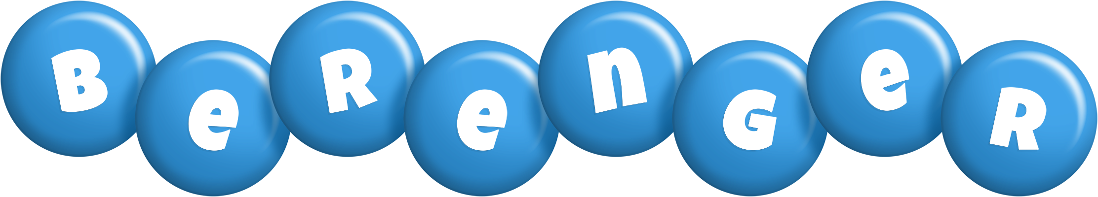Berenger candy-blue logo
