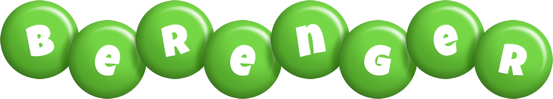 Berenger candy-green logo