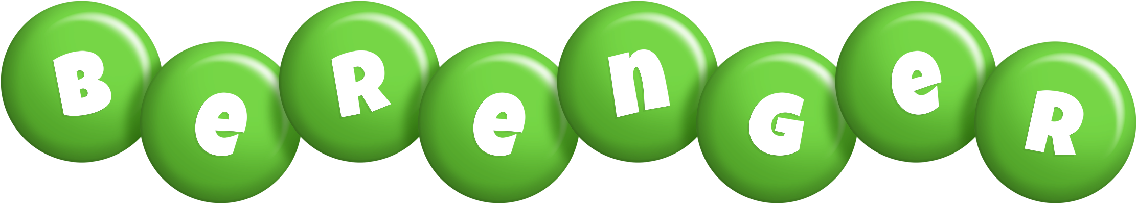 Berenger candy-green logo