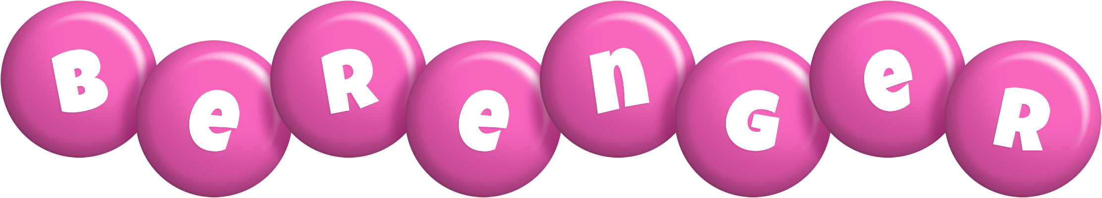 Berenger candy-pink logo