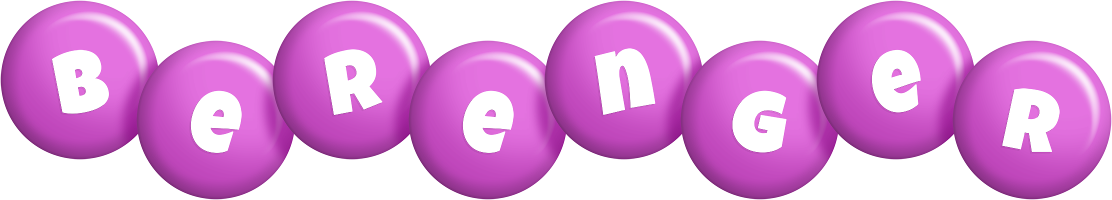 Berenger candy-purple logo