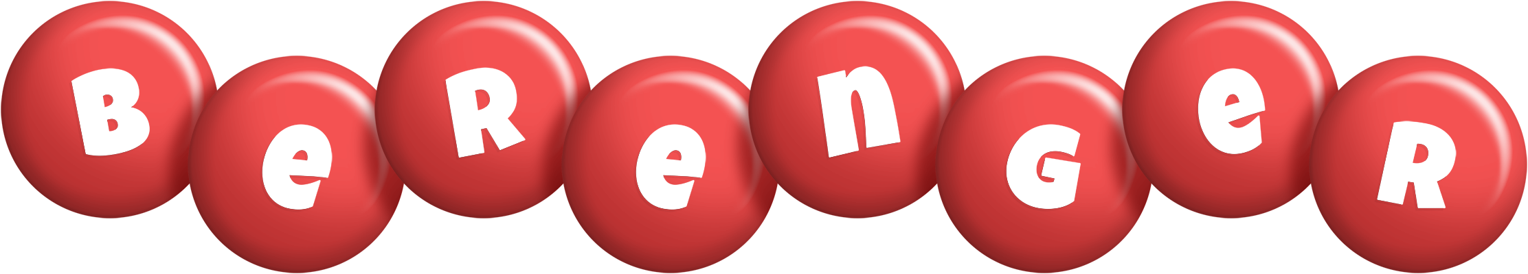 Berenger candy-red logo