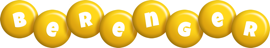 Berenger candy-yellow logo