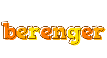 Berenger desert logo