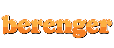 Berenger orange logo