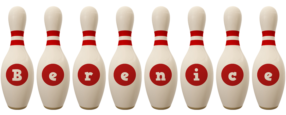 Berenice bowling-pin logo
