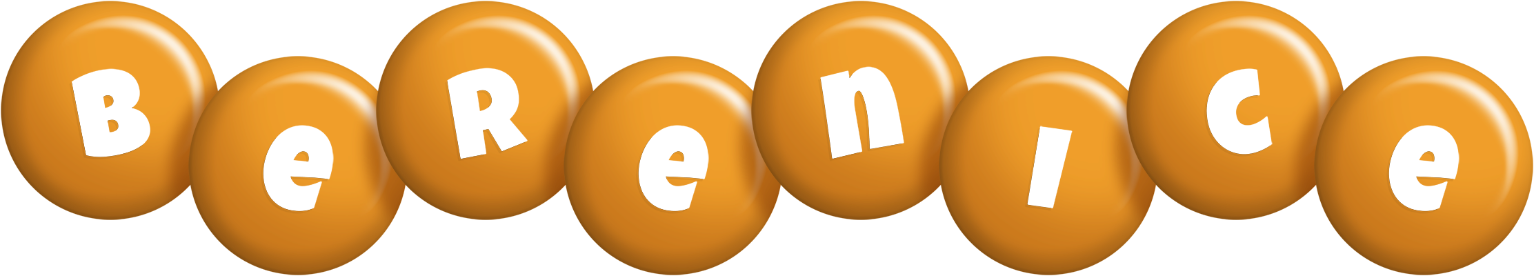 Berenice candy-orange logo