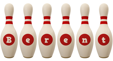 Berent bowling-pin logo