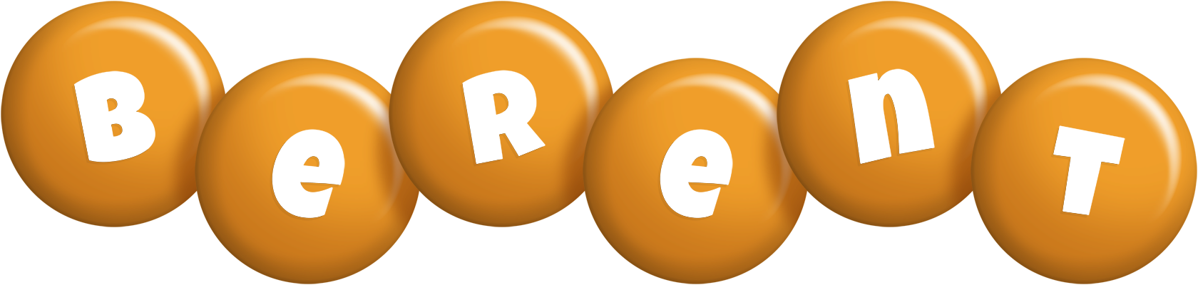 Berent candy-orange logo