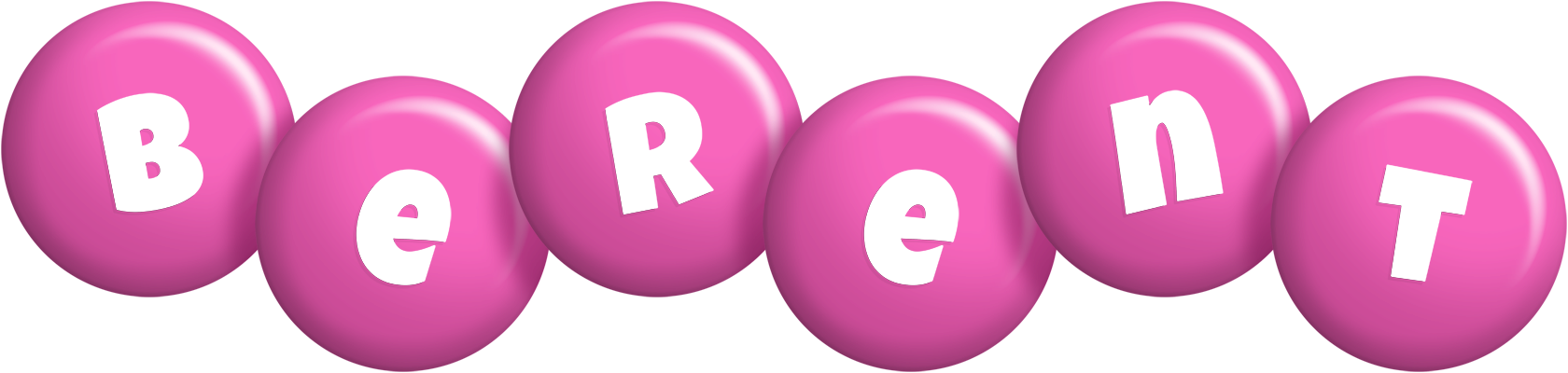 Berent candy-pink logo