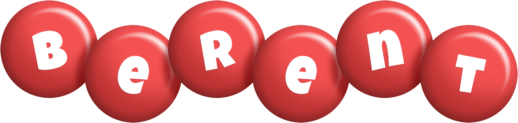 Berent candy-red logo
