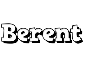 Berent snowing logo