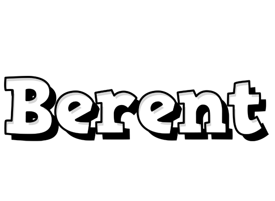 Berent snowing logo