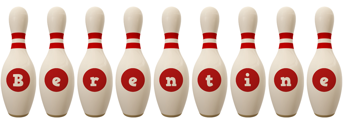 Berentine bowling-pin logo