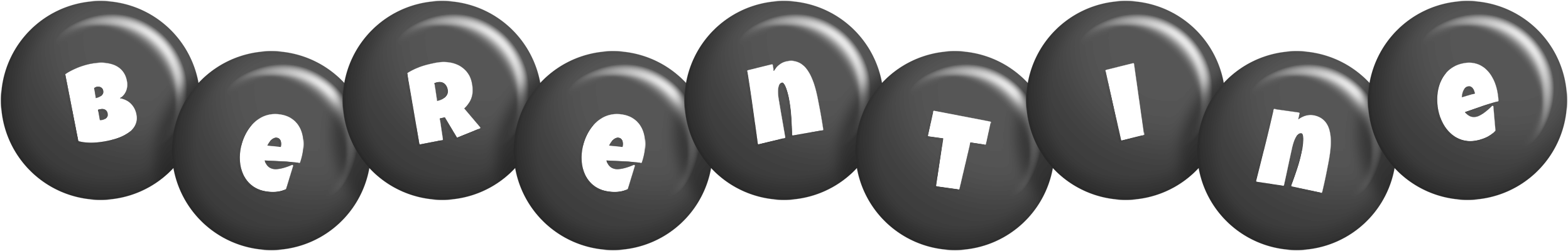 Berentine candy-black logo