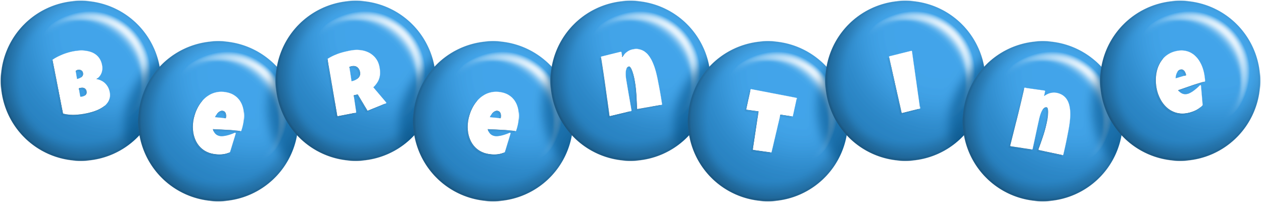 Berentine candy-blue logo