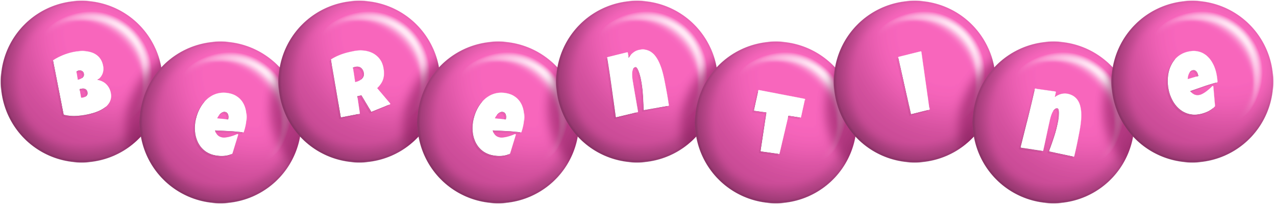 Berentine candy-pink logo