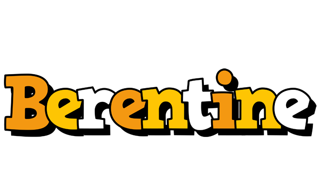 Berentine cartoon logo