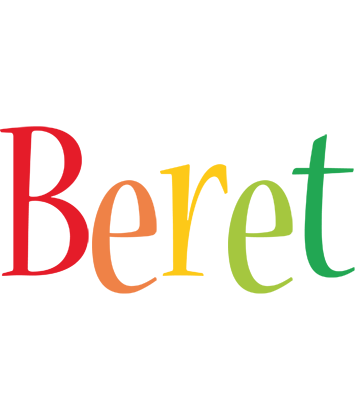 Beret birthday logo