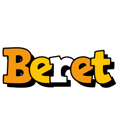 Beret cartoon logo